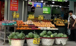 西瓜觀察大跳水西瓜價(jià)格大跌近50%！商戶：價(jià)格肯定一路下跌